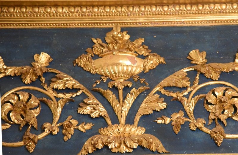 Miroir Genoves Ancien Luigi XVI Du XVIIIe Siecle-photo-3