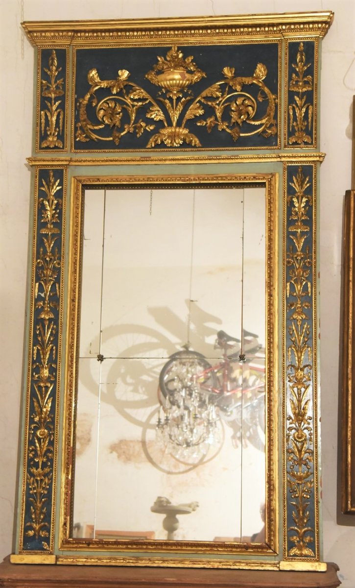 Mirror Genoves Old Luigi XVI From The Eighteenth Century