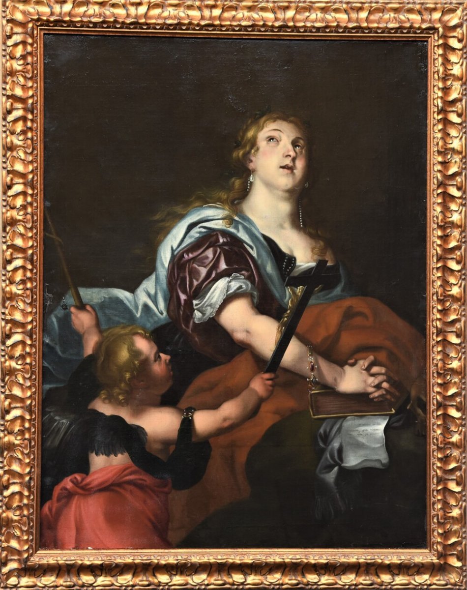 Ancient Painting Of The 17th Century 