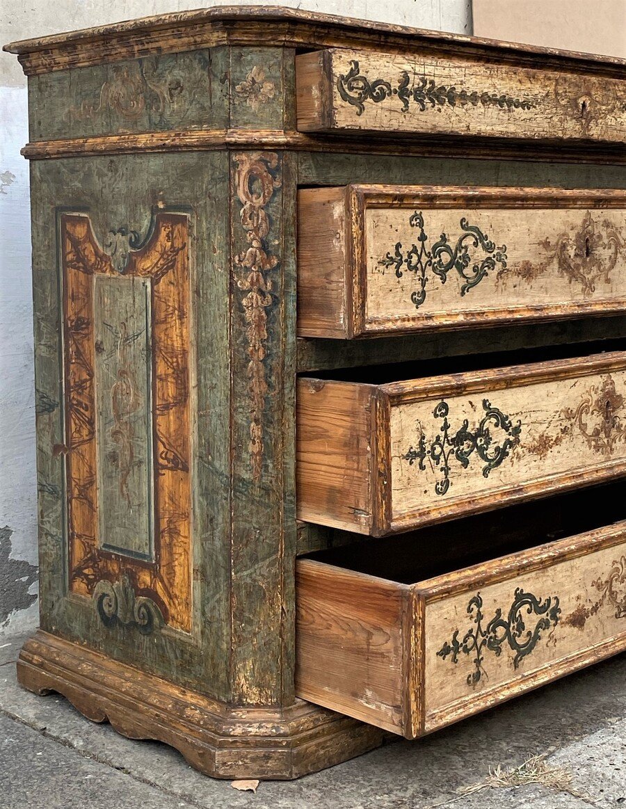 Old Italy Drawer End Of The 17th Century-photo-2