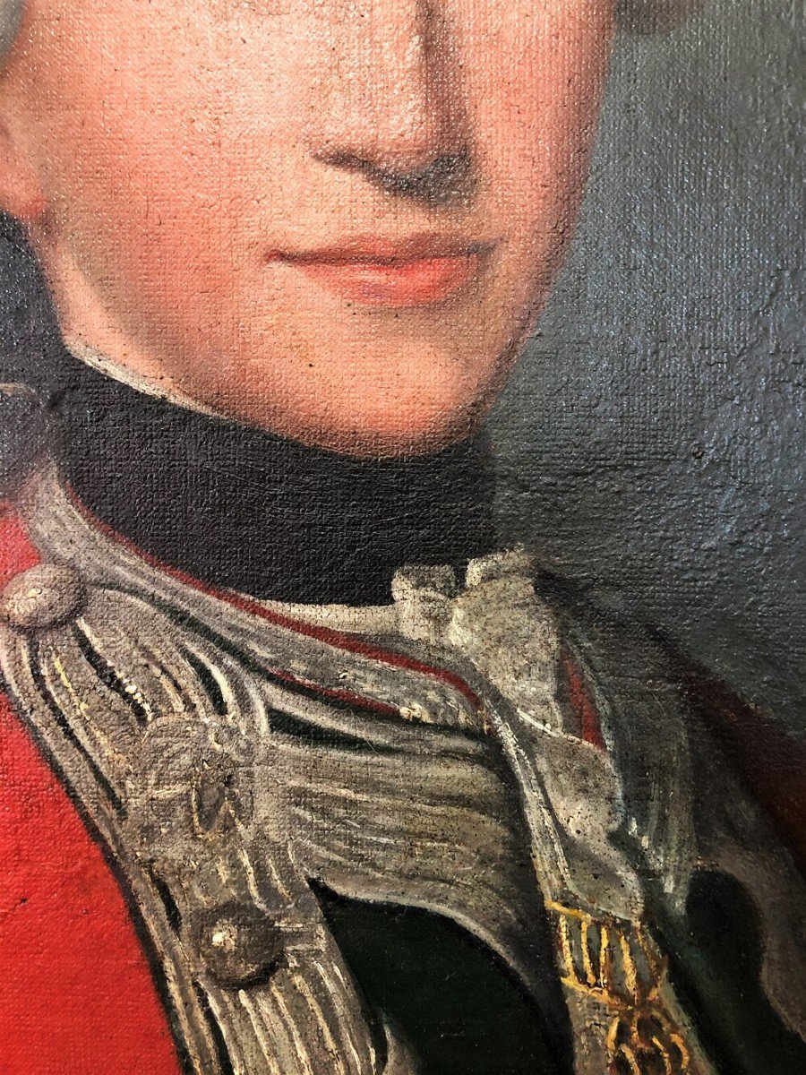 Old Painting, Portrait Of Vittorio Amedeo III, Disciple Of Giorgio Domenico Duprà (1689-17-photo-4