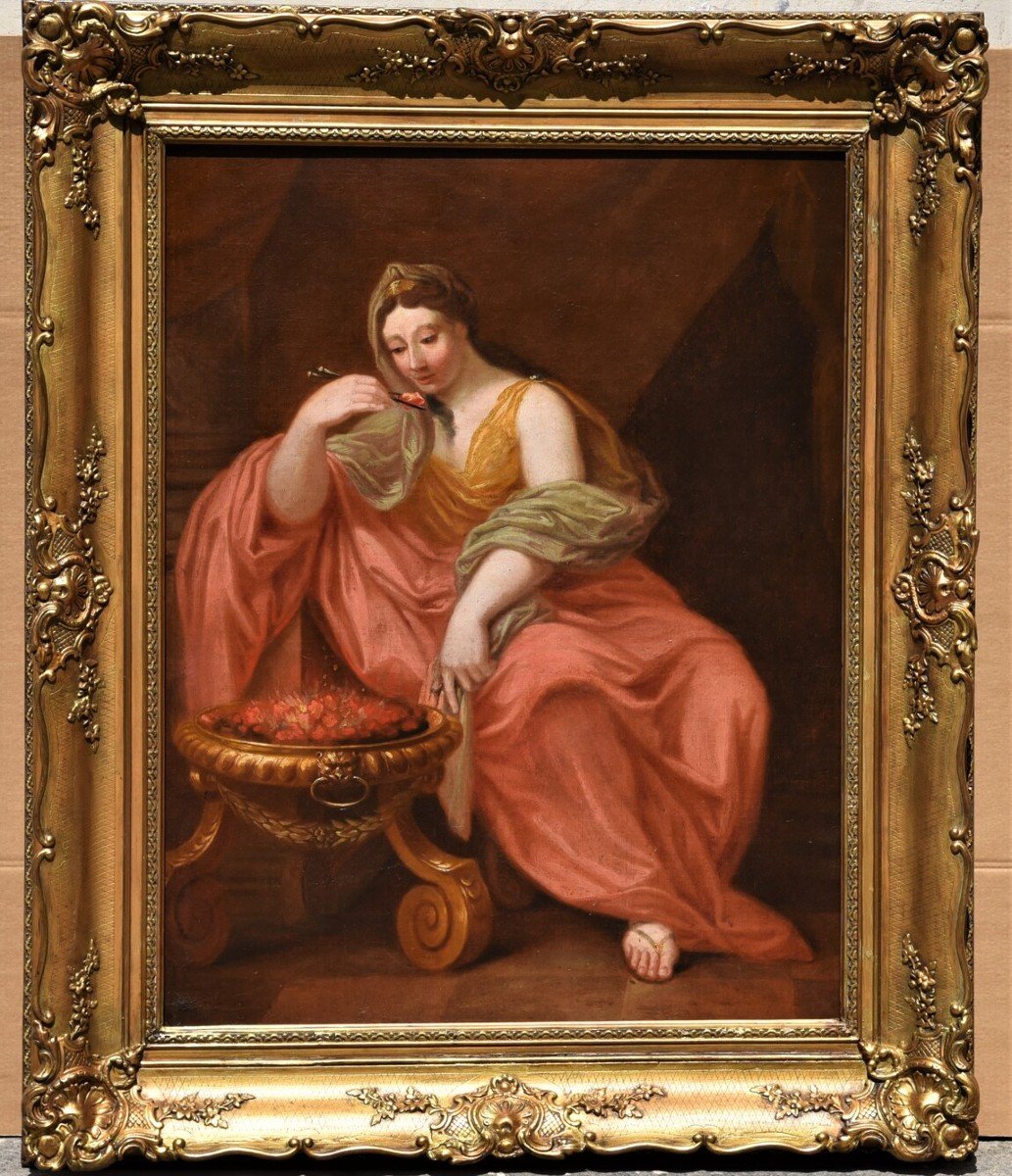 Old Painting From The Eighteenth Century Roman School