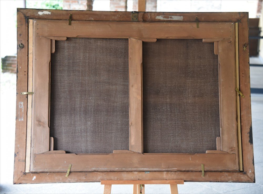 Peinture Ancienne De l'Ecole Italienne Du XVIIe Siecle-photo-5