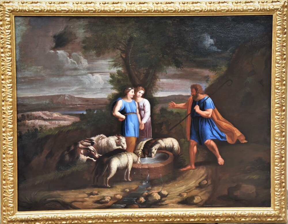 Old Painting Of The French School Of The Seventeenth Century