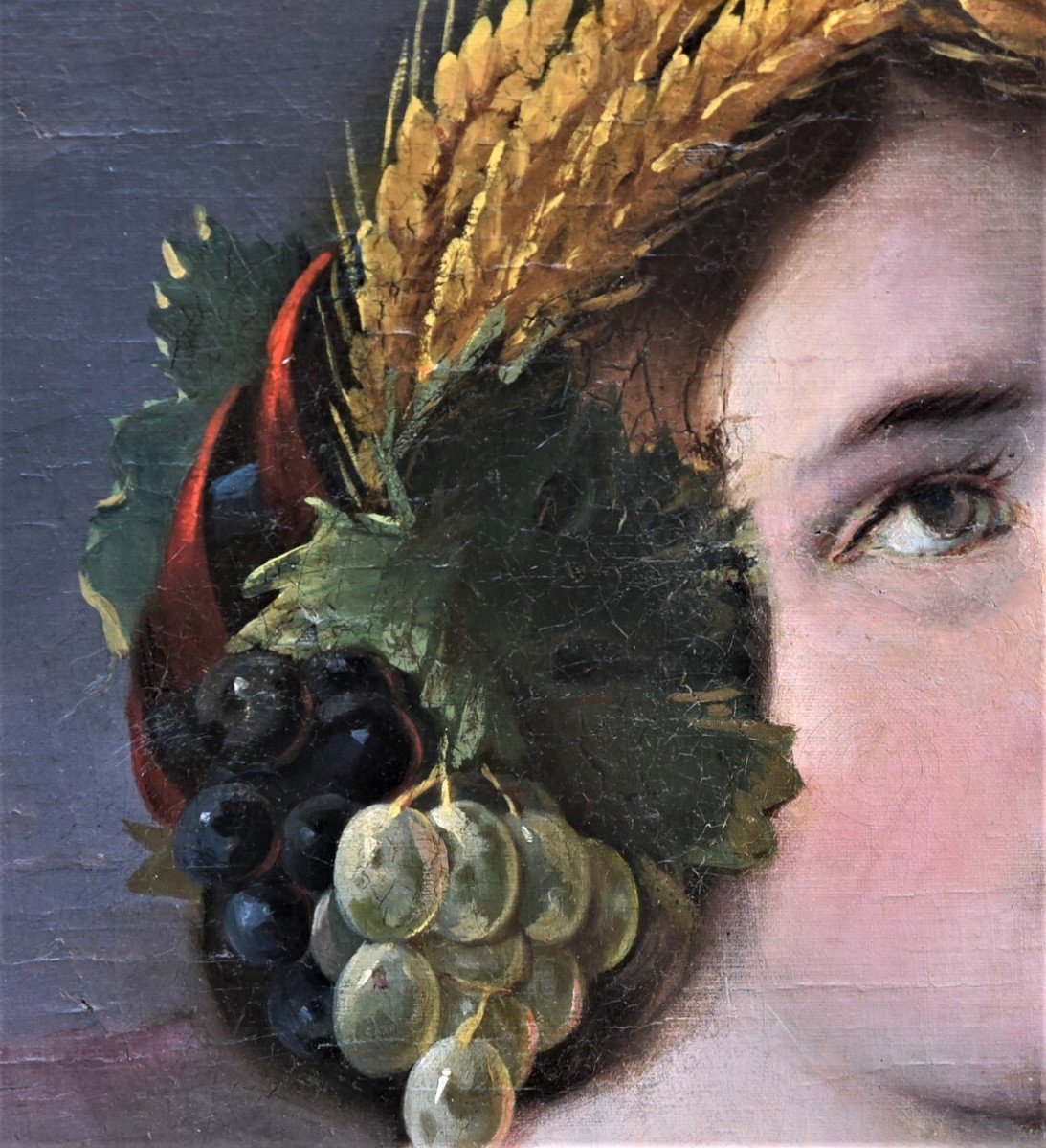 Peinture De l'Ecole Italienne Du XIXe Siecle-photo-2
