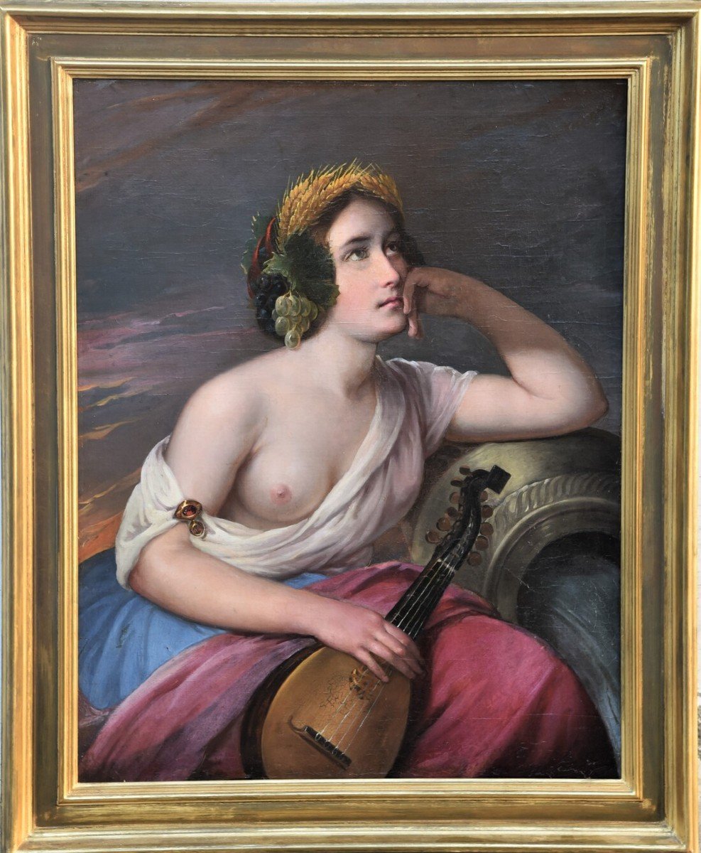 Peinture De l'Ecole Italienne Du XIXe Siecle