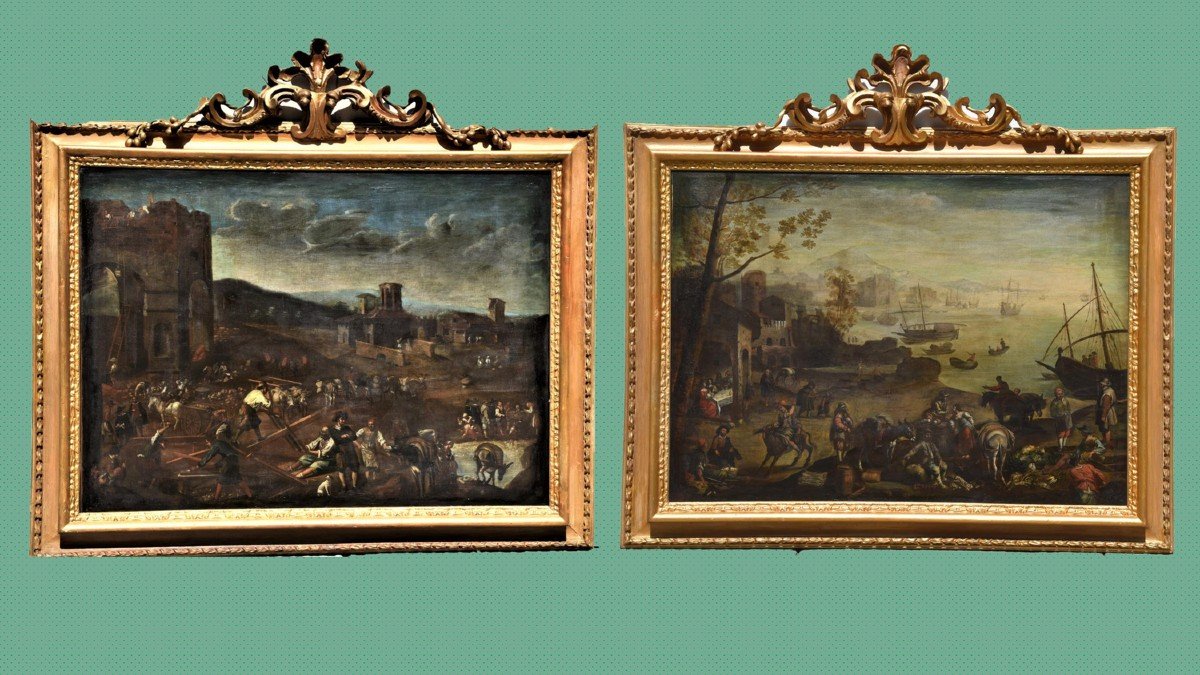 Old Paintings From The Dutch School Of The 17th Century