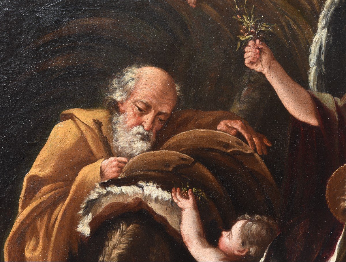 Tableau Ancien De l'Ecole Italienne De 1600-photo-1