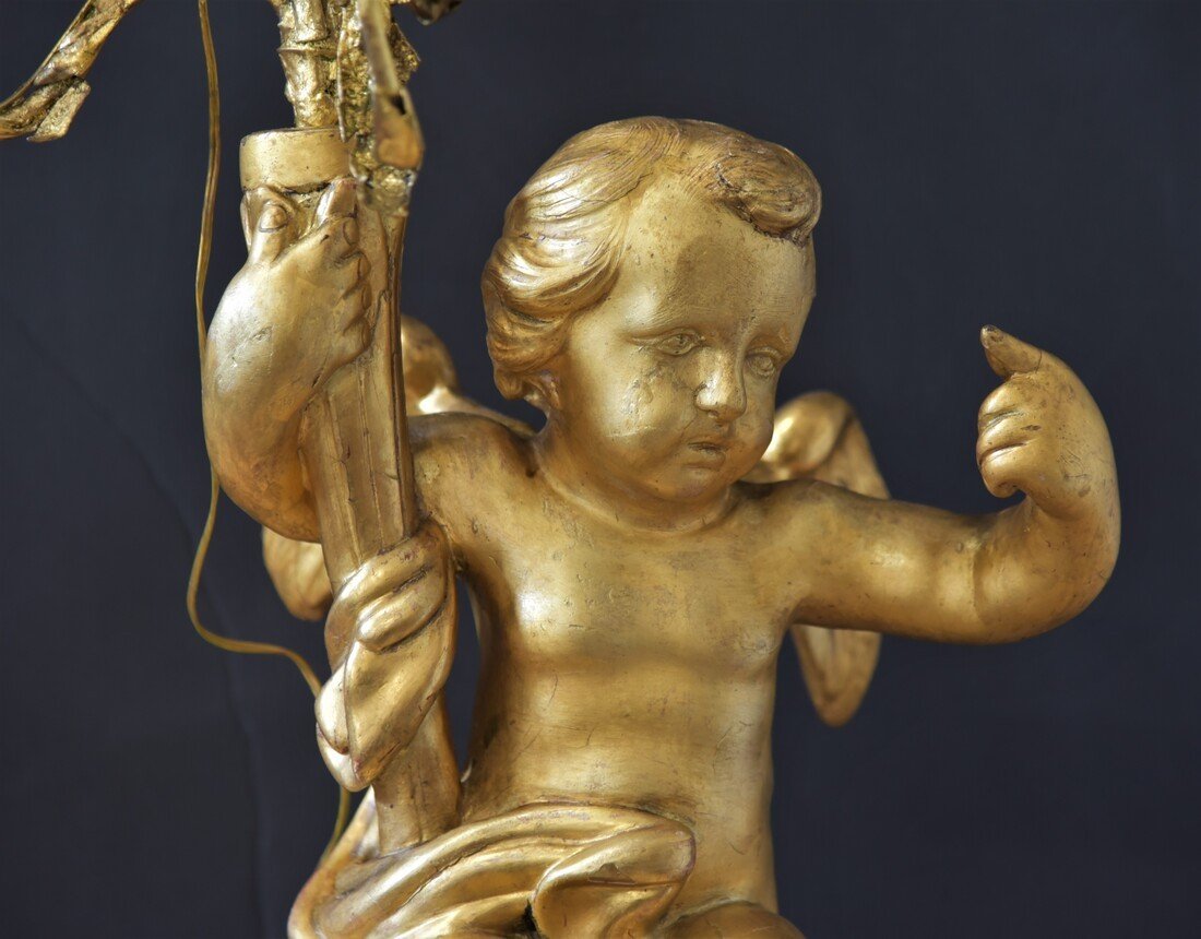 Old Pair Of Putti From 1700-photo-3
