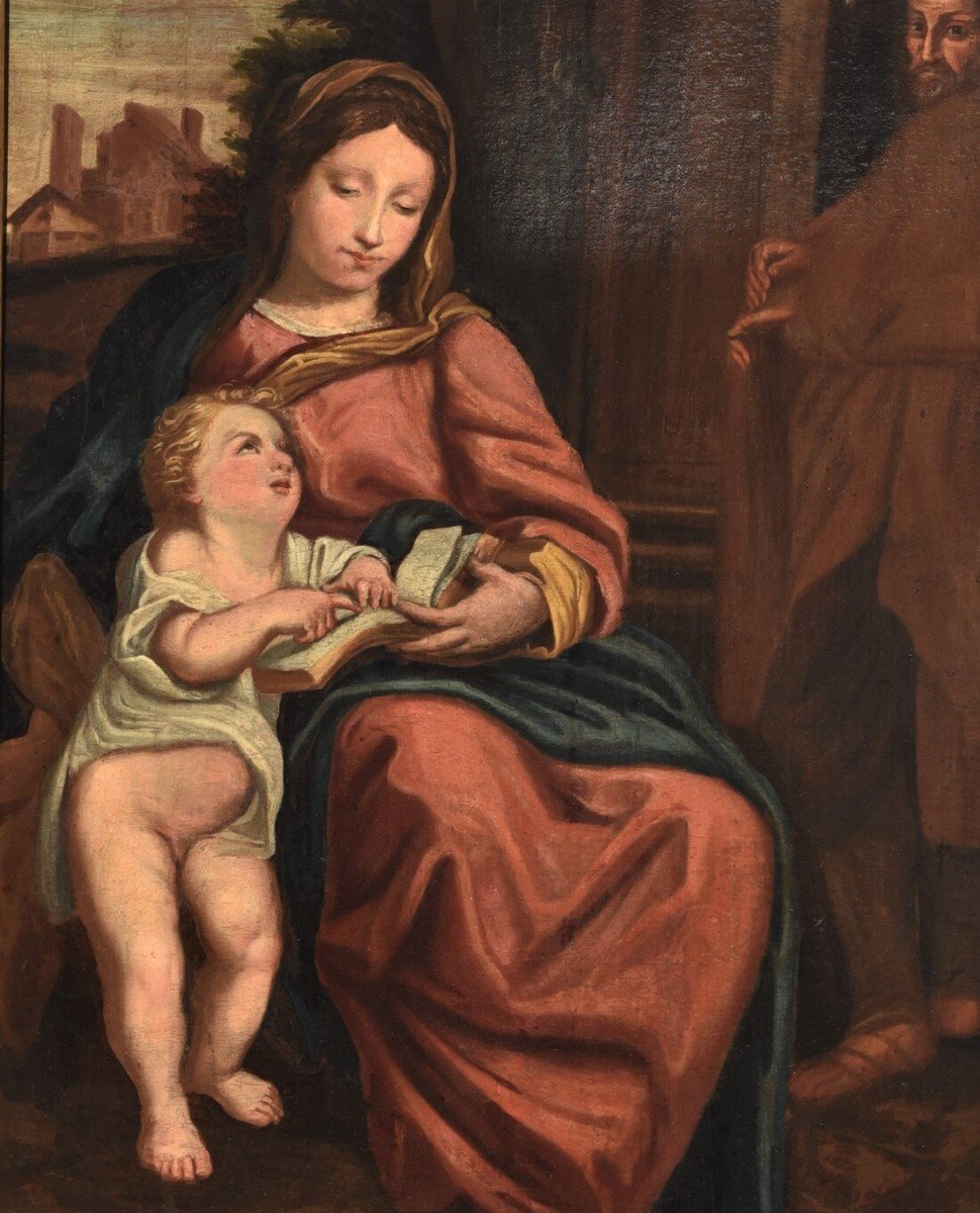 Old Painting From The French School Of The Seventeenth Century-photo-2