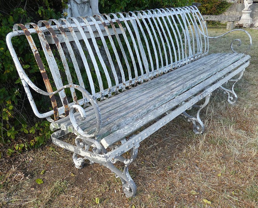 Trés Grand Banc De Jardin-photo-2