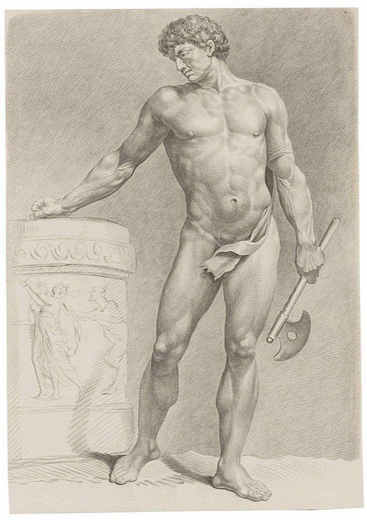 Dessin Empire, Le Victimaire, Jean Jacques François Le Barbier-photo-2