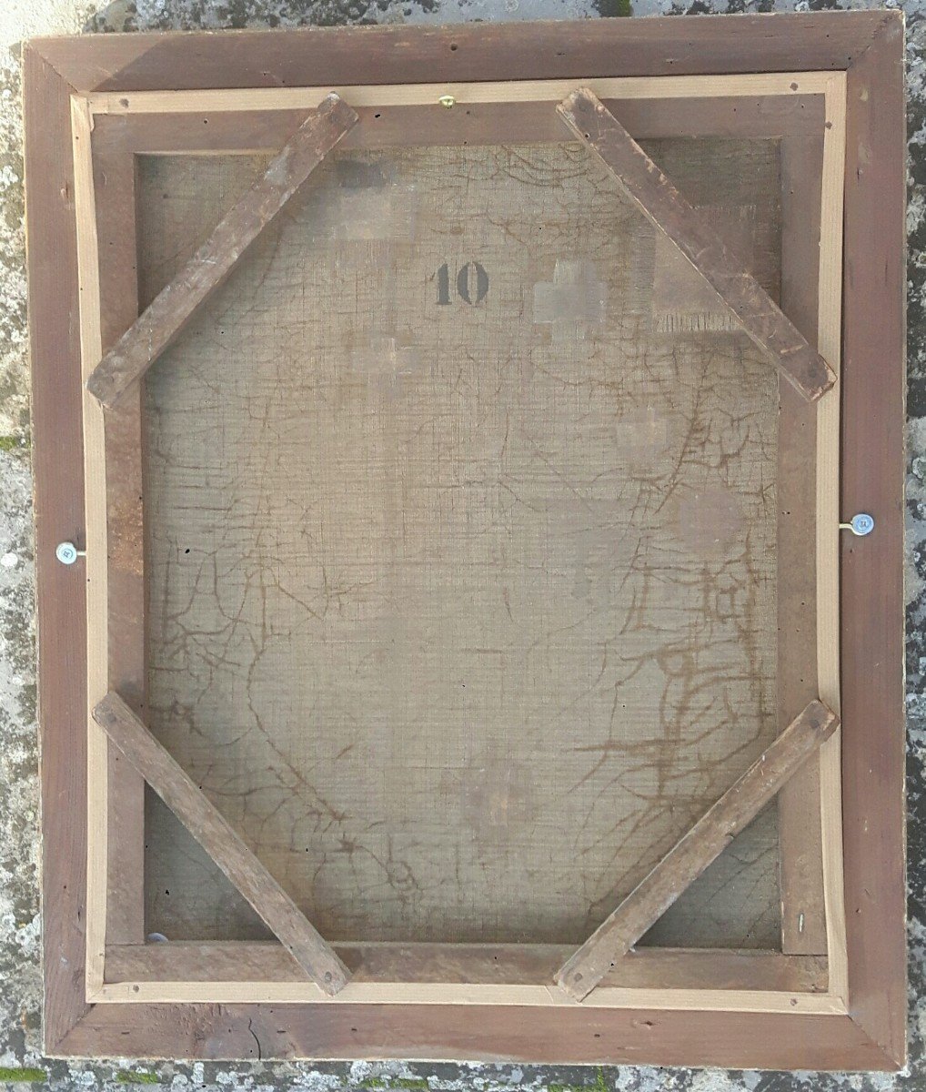 Orientalist Painting - Rudolf Bendemann - Oil On Canvas 19th Century-photo-2