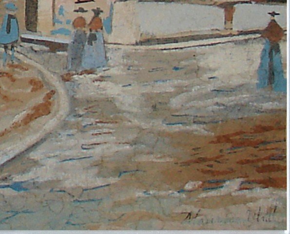 Print View Of Montmarte By Maurice Utrillo - Jacomet Process-photo-3