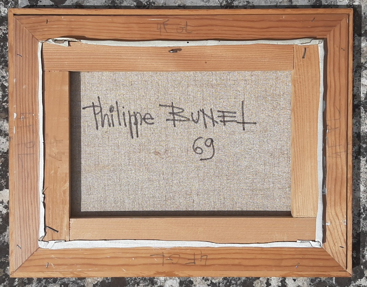 Tableau Marine XX° Siècle - Signé Bunel (Philippe) 69-photo-3