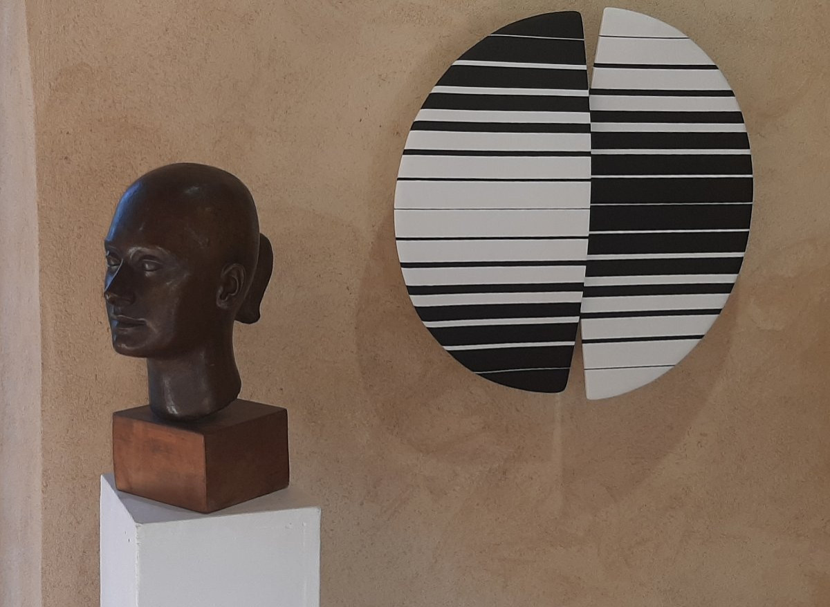 Bronze - Head Of A Woman By Albert Navarra (1927-2019) - Valsuani Foundry-photo-5