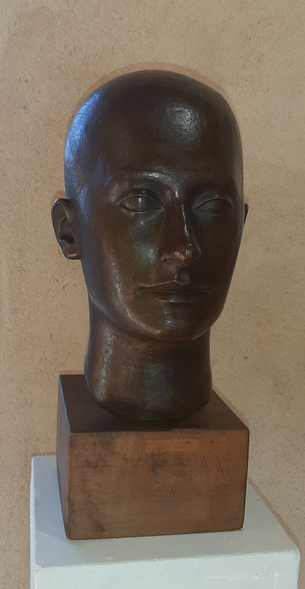 Bronze - Head Of A Woman By Albert Navarra (1927-2019) - Valsuani Foundry-photo-7