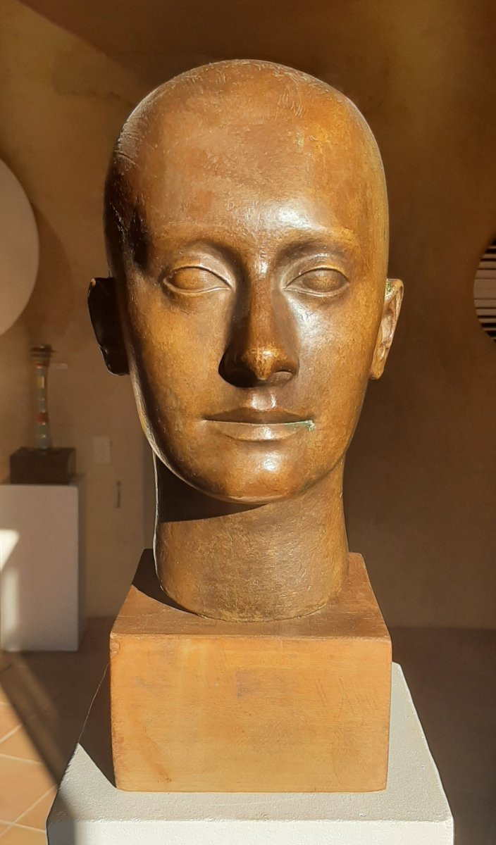 Bronze - Head Of A Woman By Albert Navarra (1927-2019) - Valsuani Foundry-photo-8