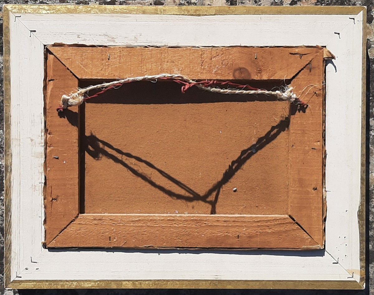 Animated Painting Breton Farm Landscape 20th Century - Signed Cario-photo-4