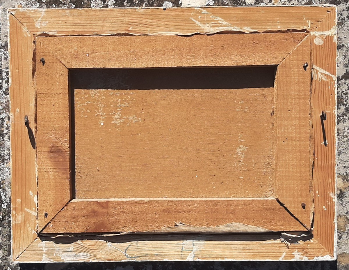 Painting Breton Landscape Farmyard With Well - Signed Cario-photo-4