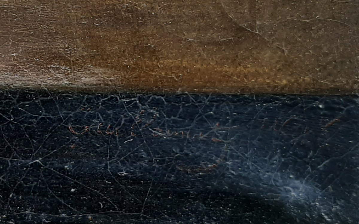 Tableau nature morte au poissons XIX° siècle signé et daté Guillaumet 1848-photo-4