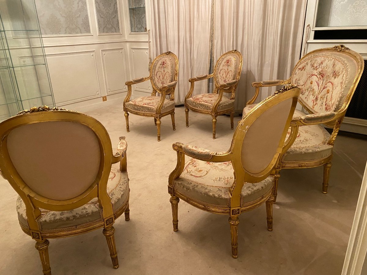 Salon Bois Doré Tapisserie d’Aubusson-photo-3