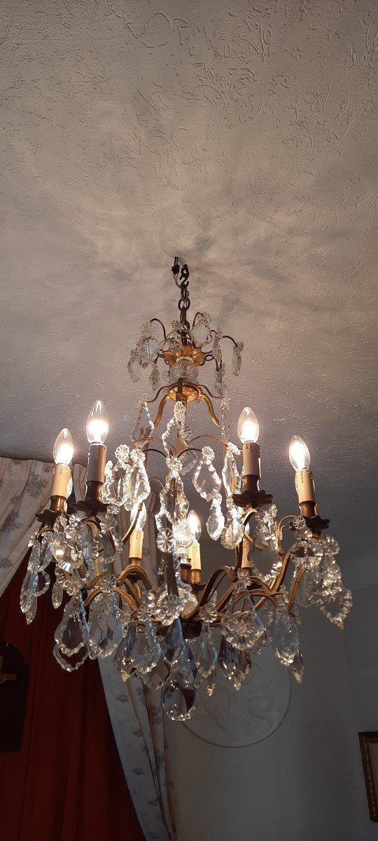 New Cage Chandelier Lights 19th Century-photo-2