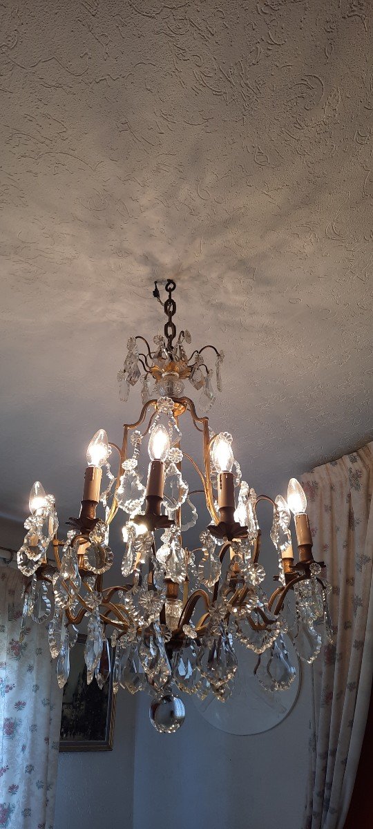 New Cage Chandelier Lights 19th Century-photo-3