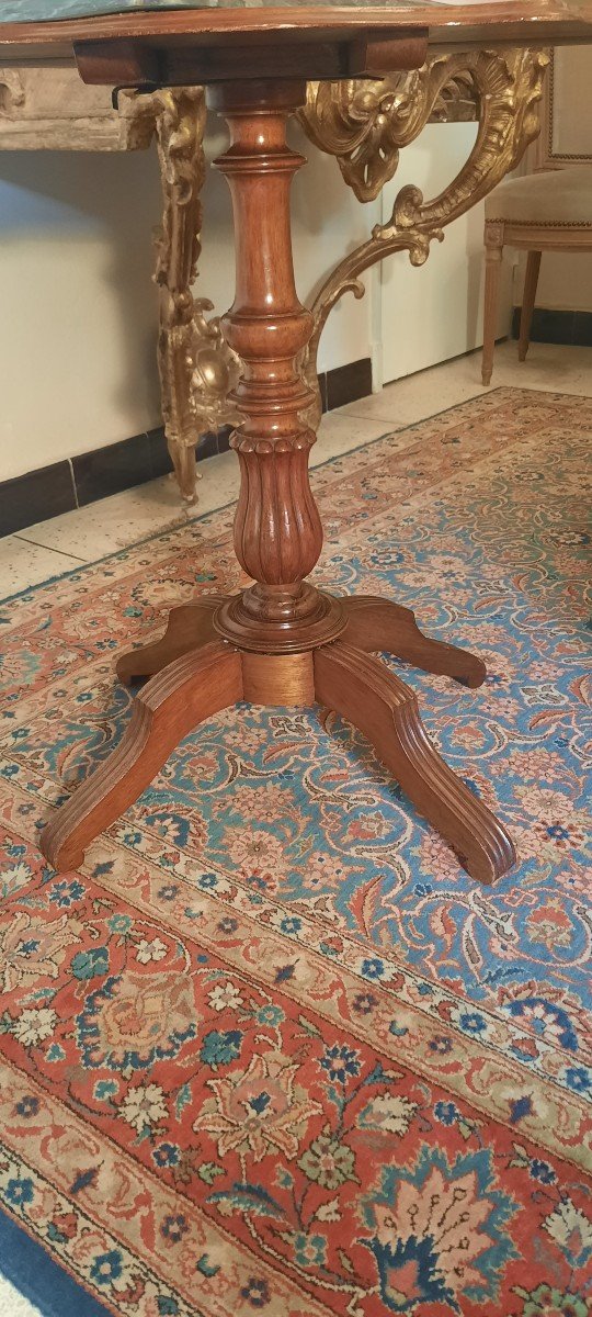 Louis Philippe Mahogany Period Pedestal Table-photo-3