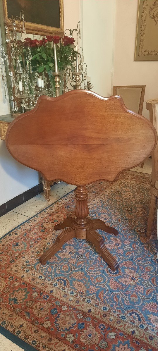 Louis Philippe Mahogany Period Pedestal Table-photo-4