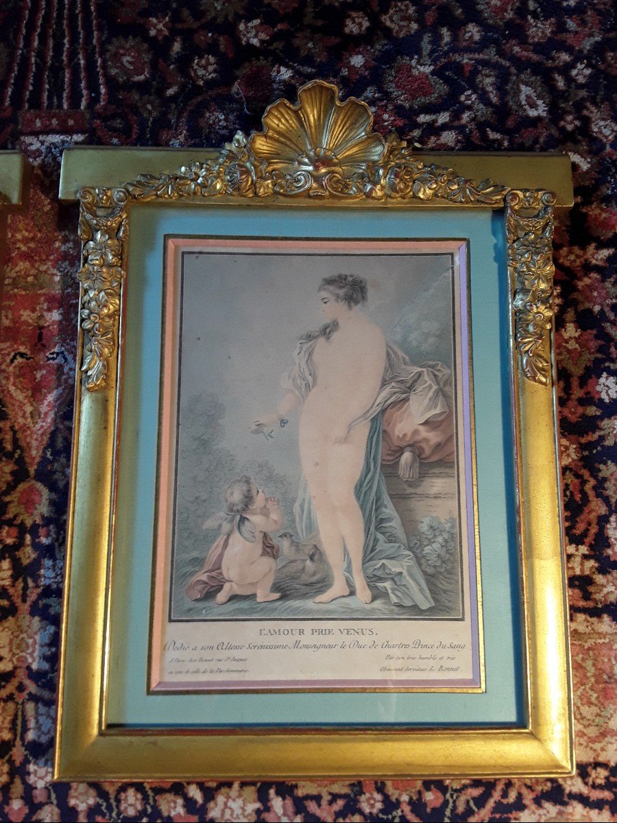 Paire De Gravures Louis- Marin Bonnet-photo-3