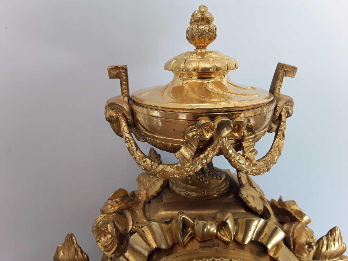 pendule style louis XVI époque XIXème siècle-photo-2