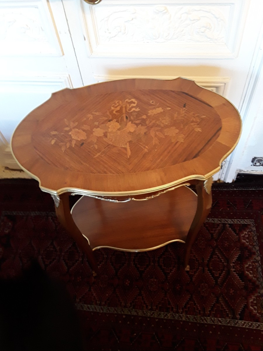 Transitional 19th Century Coffee Table-photo-3