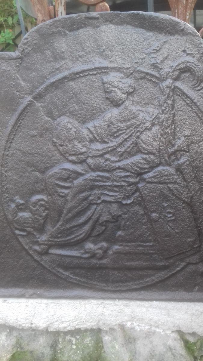 Plaque De Cheminée XVIIIème Siècle