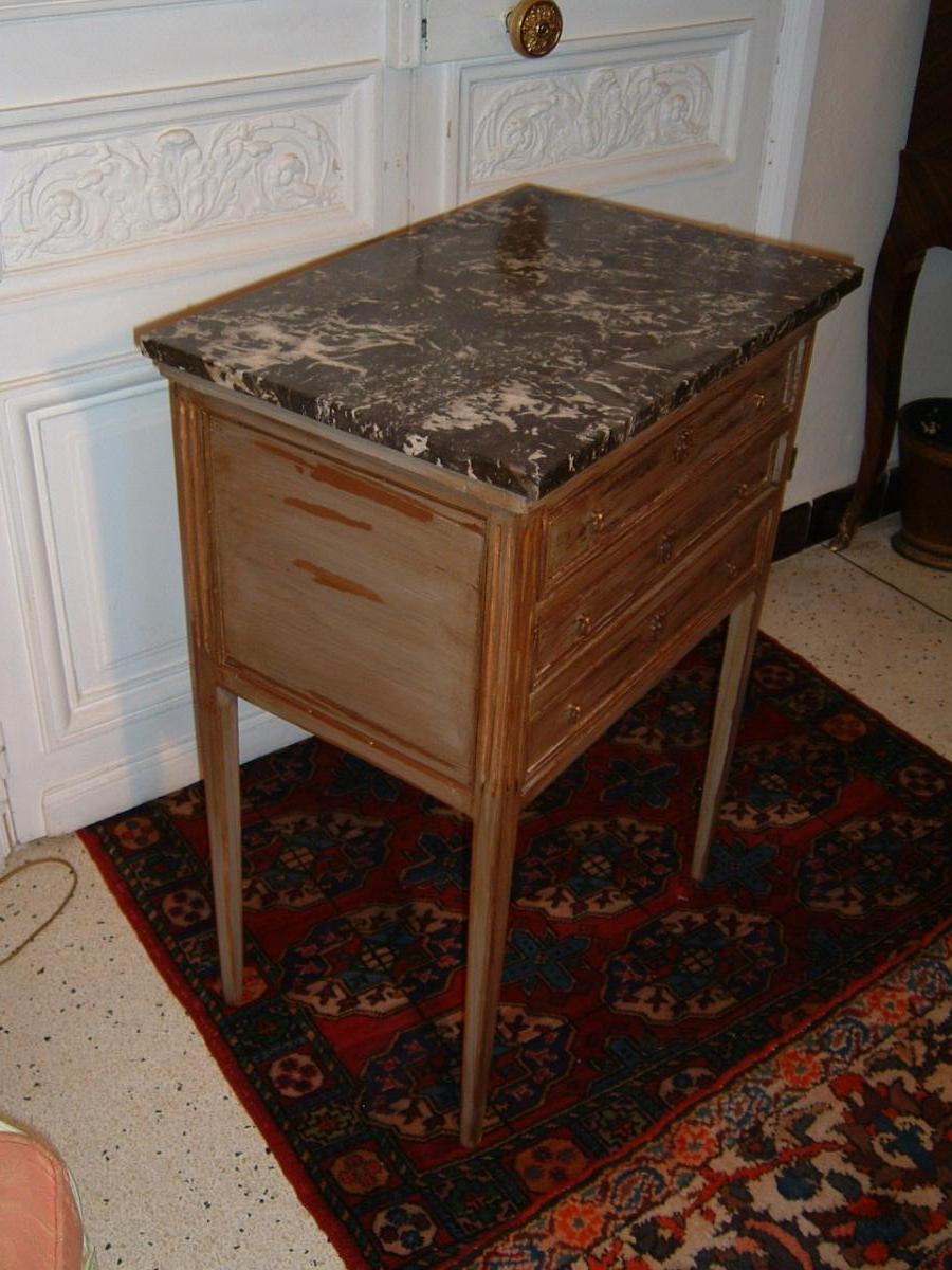 Commode Louis XVI époque Fin Du XVIIIème Siècle-photo-4