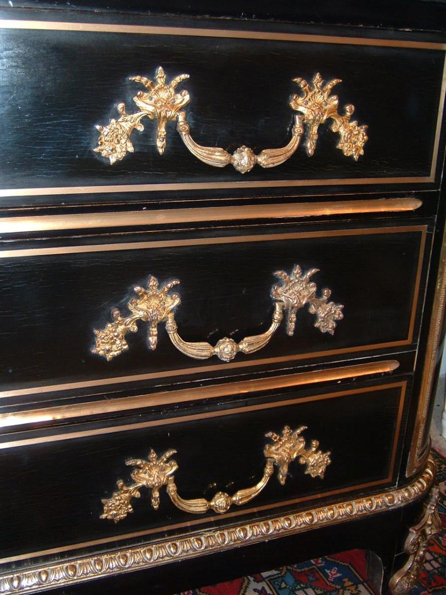 Commode De Style Louis XIV Maison Jansen-photo-3