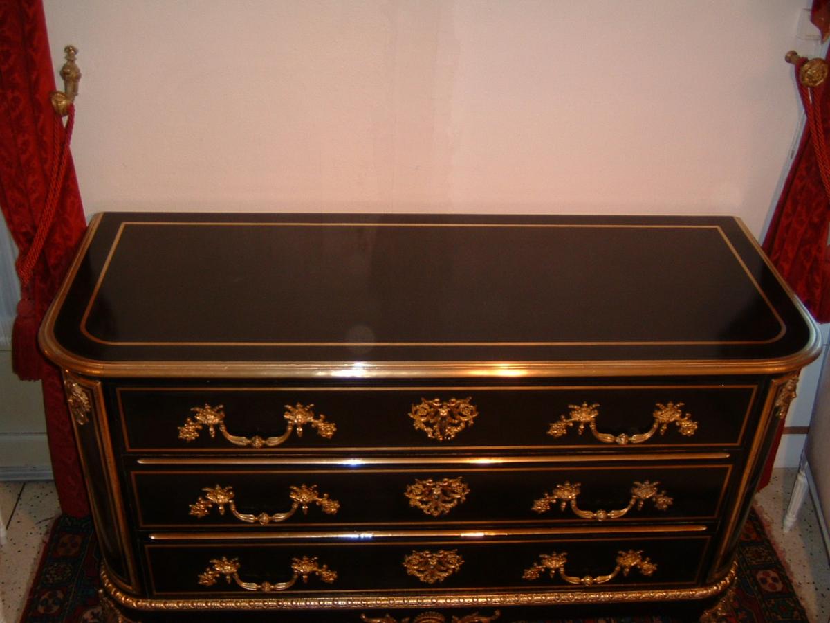Commode De Style Louis XIV Maison Jansen-photo-4