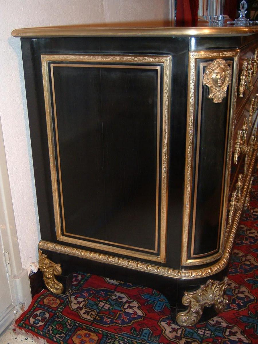 Commode De Style Louis XIV Maison Jansen-photo-3