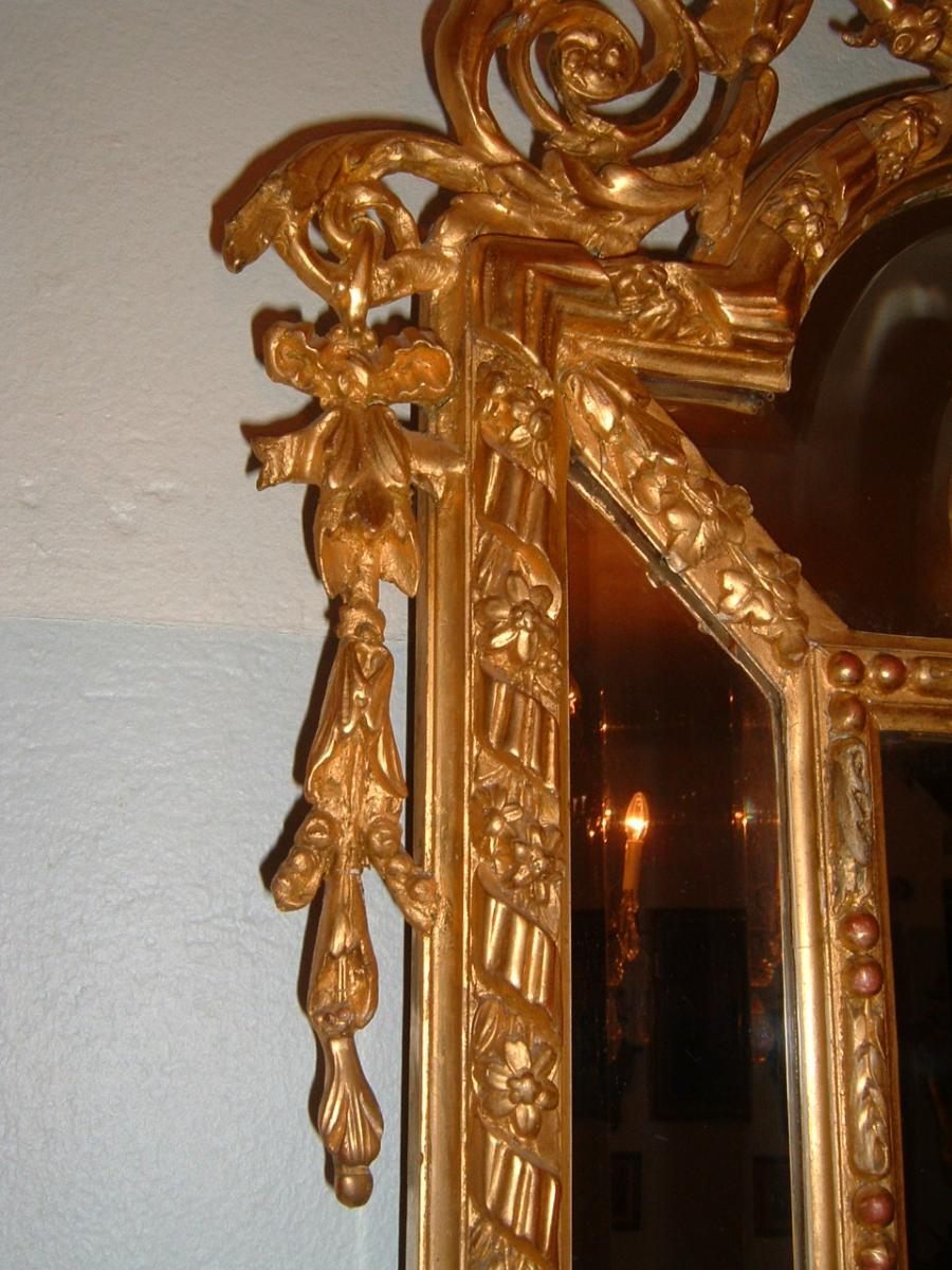 Mirror Parclose Louis XVI Style Era XIX Century-photo-1