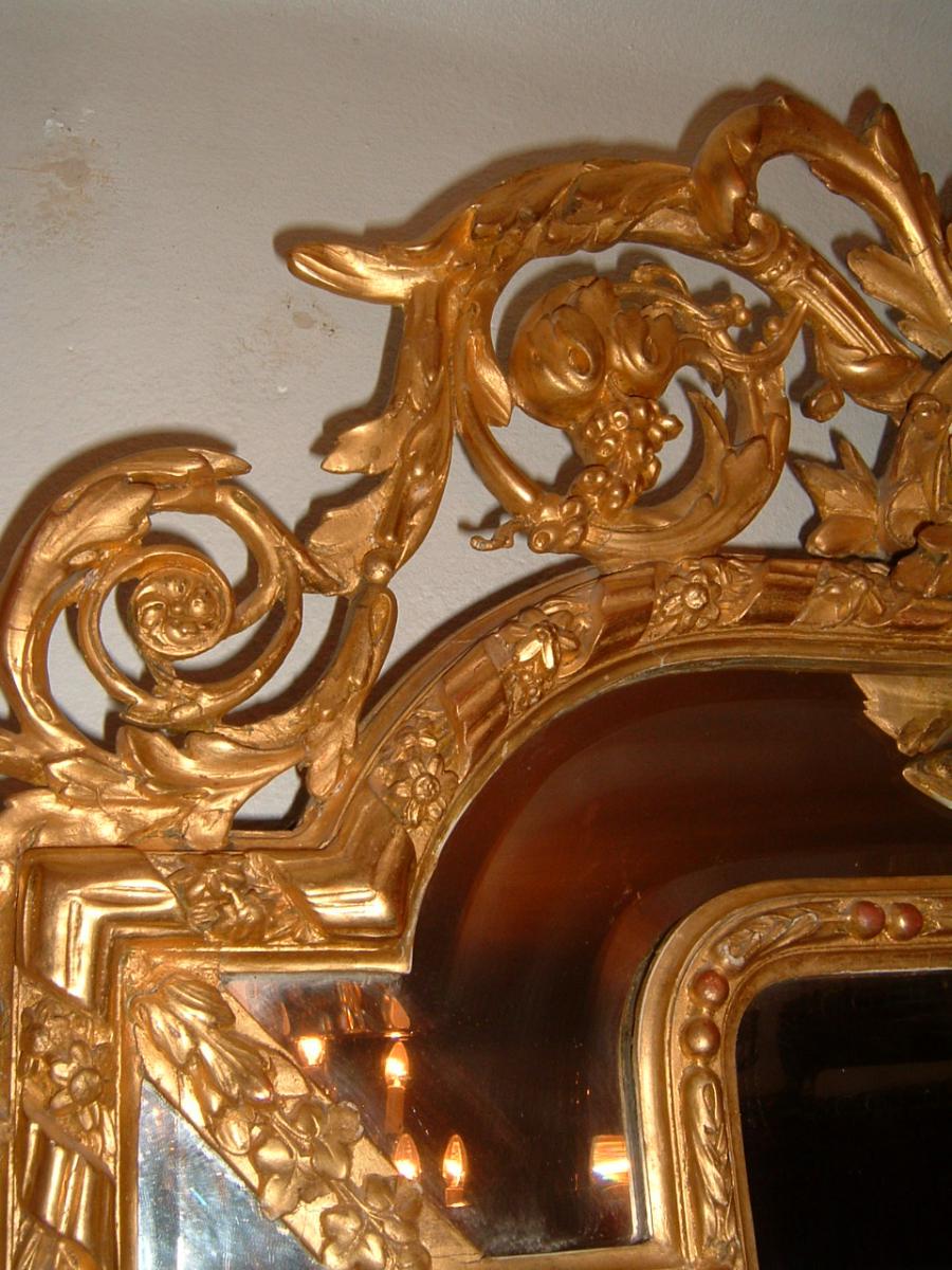 Mirror Parclose Louis XVI Style Era XIX Century-photo-2