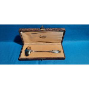 Victor Boivin Silver Vermeil Saucing Spoon