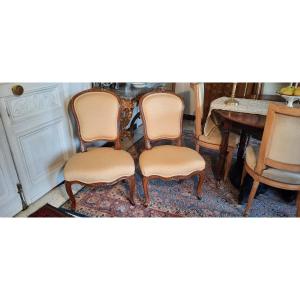Pair Of Louis XV Low Chairs