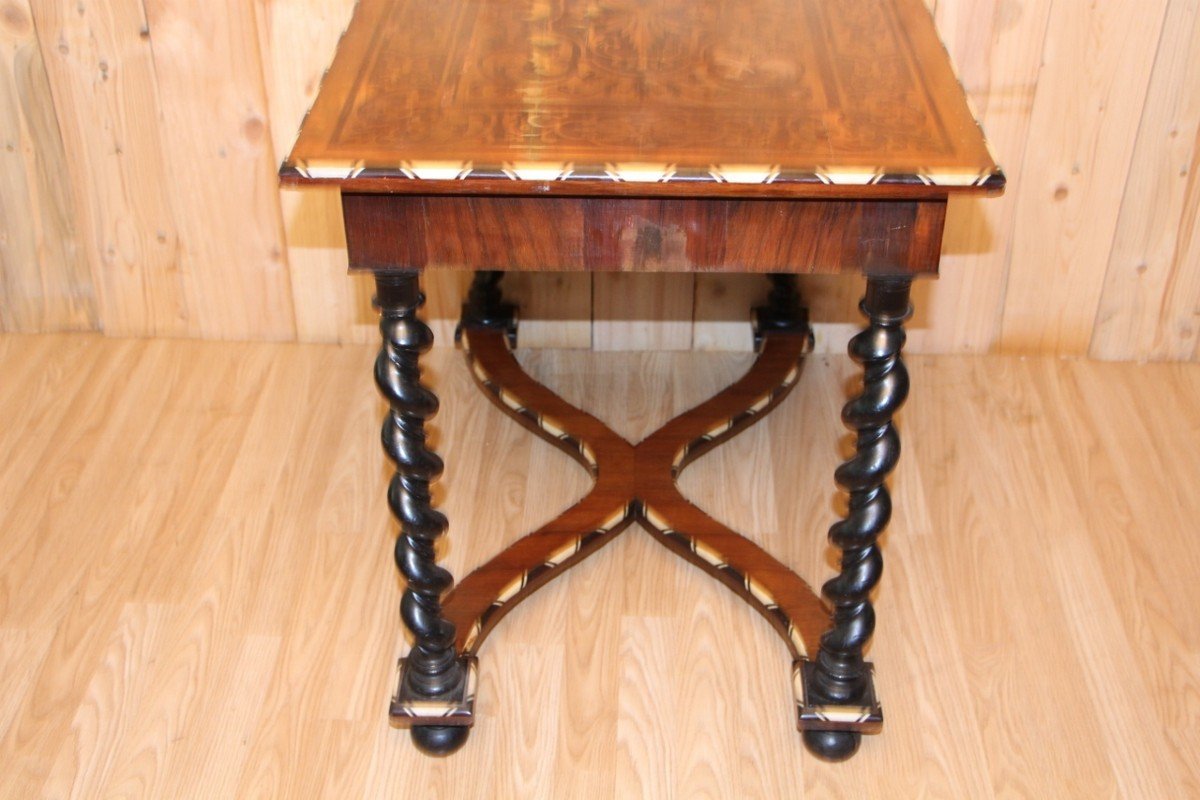 Napoleon III Period Desk Table-photo-1