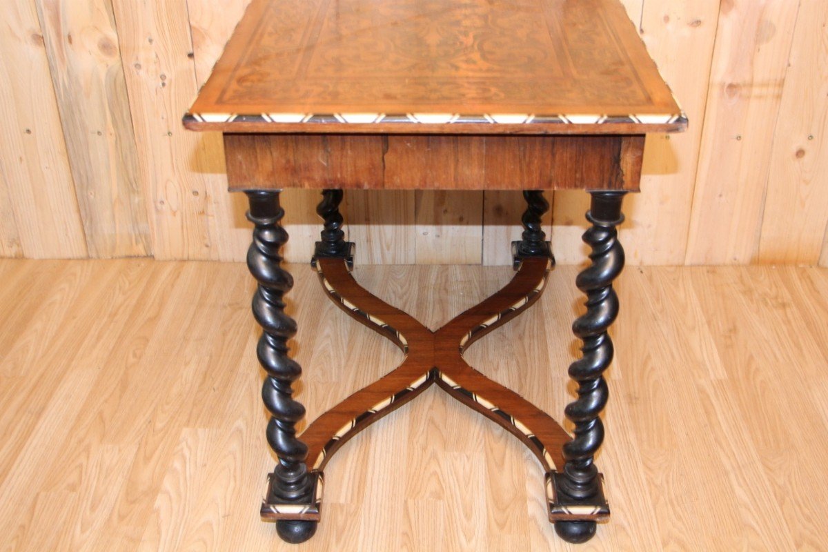 Napoleon III Period Desk Table-photo-3