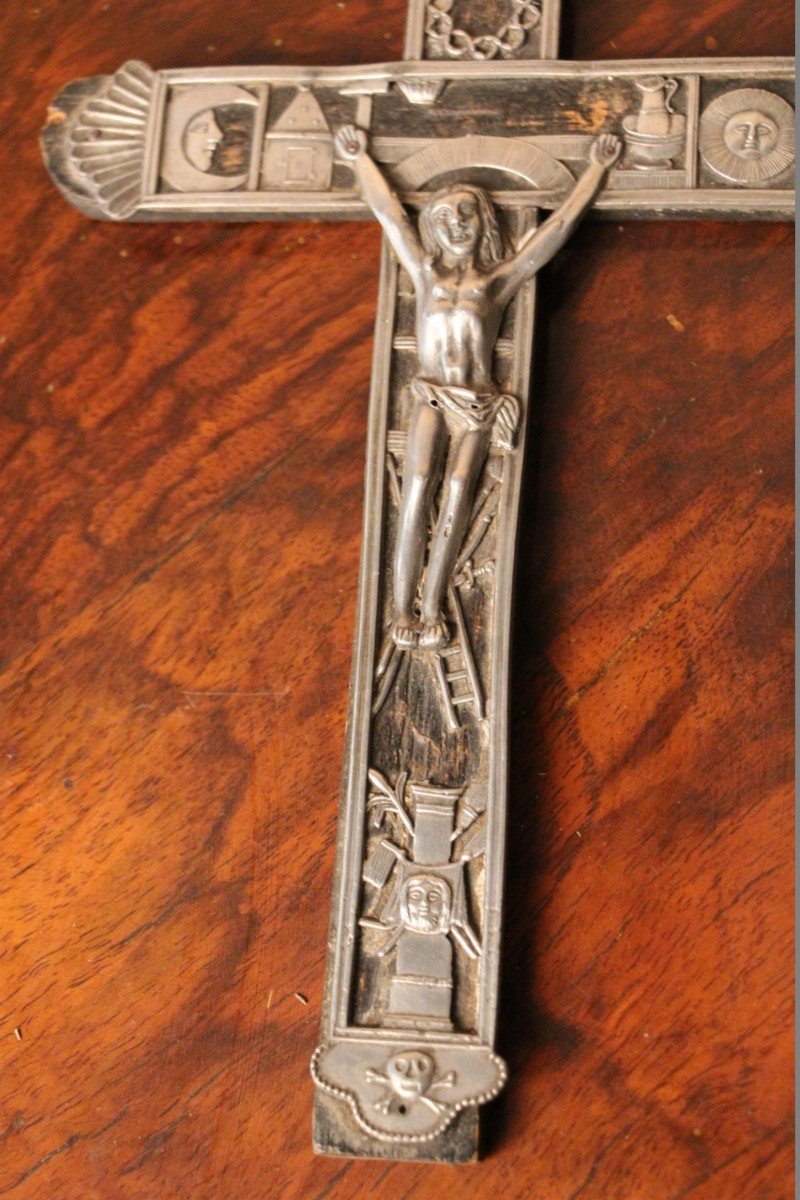 Cross In Sterling Silver 19 Eme-photo-3