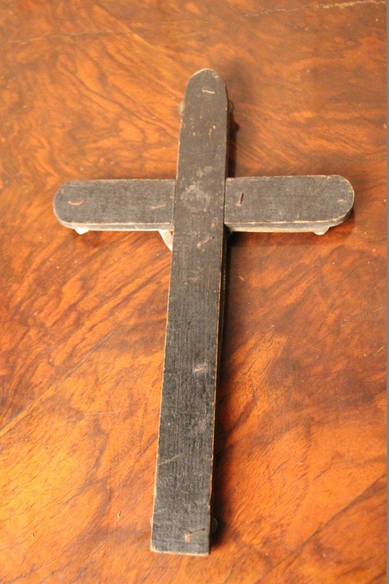Croix En Argent Massif 19 Eme-photo-4
