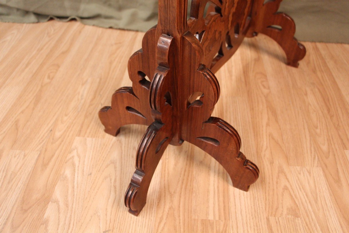 Pedestal Table Aux Ombelles By émile Gallé-photo-6