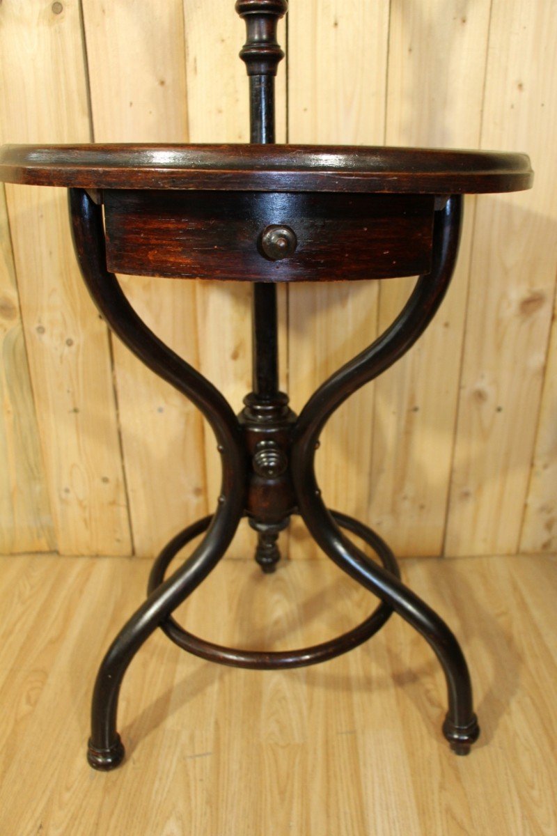 Meuble De Toilette Bois Courbé Style Thonet Art Nouveau _ Kohn 1904/1907-photo-4