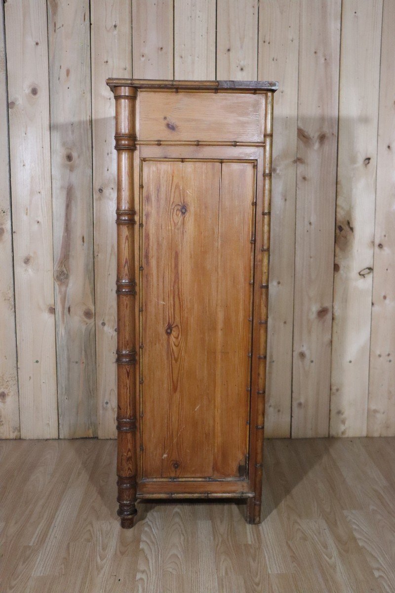 Late 19th Century Pitch Pin Weekly Planner Imitation Bamboo-photo-3