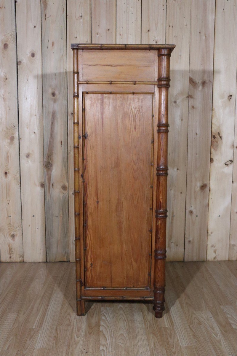 Late 19th Century Pitch Pin Weekly Planner Imitation Bamboo-photo-2